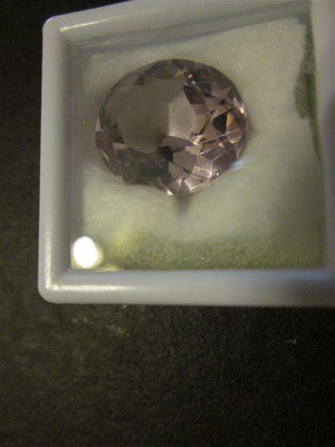 Huge 11,33ct Oval Silver Pink Amethyst
