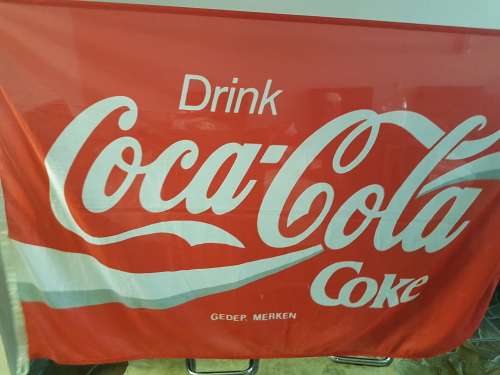 Coca-cola flag (1.4m by 95cm)