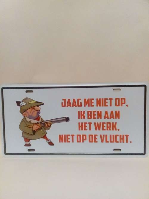Oops!!!CHECK THIS OUT..PRESSED METAL SIGN...