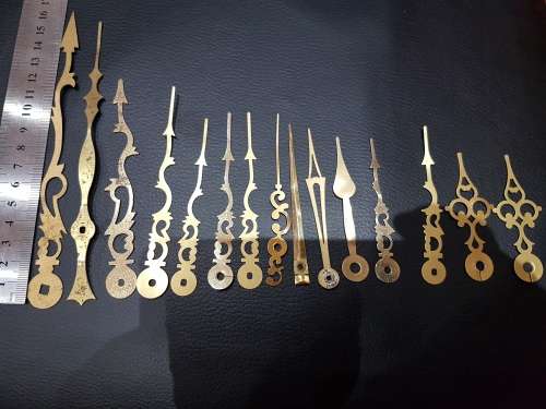 JOB LOT OF 15 VINTAGE CLOCK HANDS