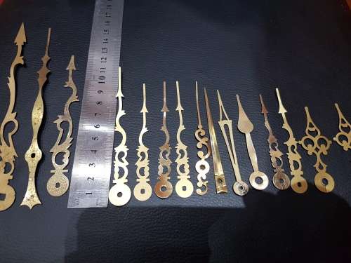 JOB LOT OF 15 VINTAGE CLOCK HANDS