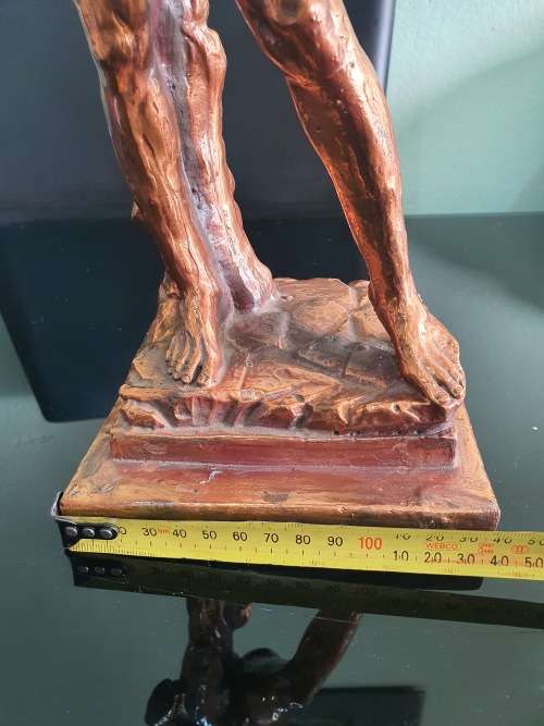 LARGE STATUE OF DAVID RESIN BRONZED
