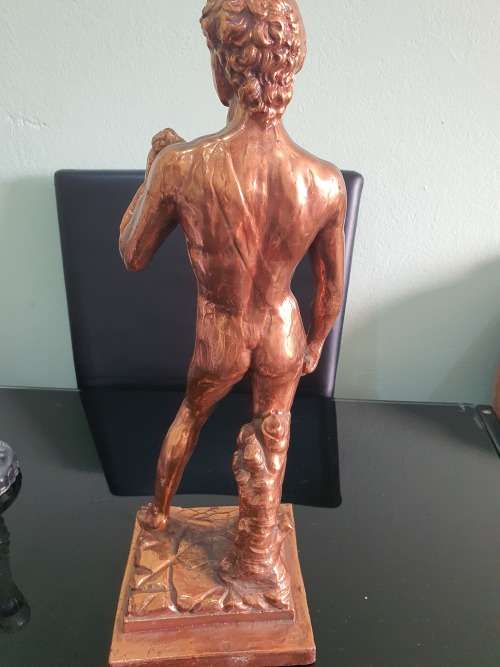 LARGE STATUE OF DAVID RESIN BRONZED