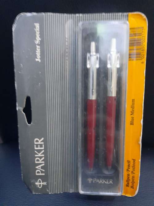 PARKER BALLPEN/PENCIL SET..BLUE MEDIUM IN SEALED PACKAGING