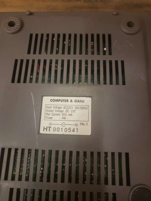 HITEX TV GAME - COMES WITH POWER SUPPLIES, 2XJOYSTICK & 6 GAMES - NOT TESTED - SELLING AS IS