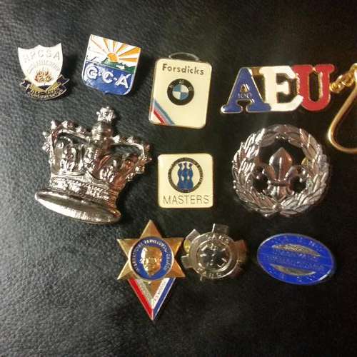 VINTAGE BADGES...ONE BID FOR ALL