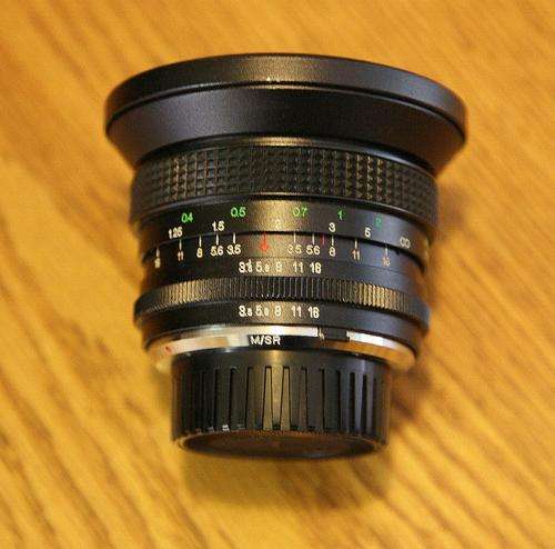 Vivitar 17mm wide angle for Minolta MSR mount
