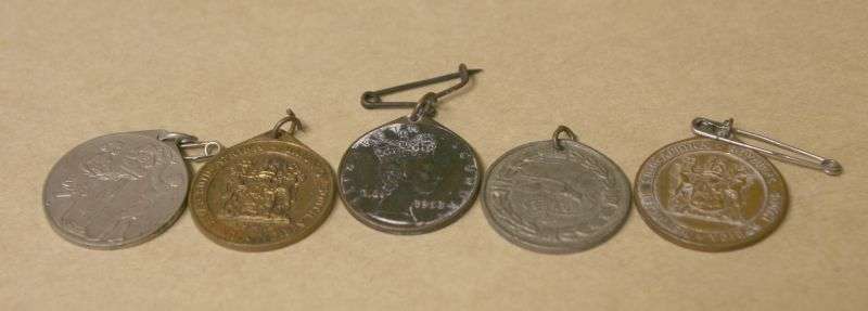 Lot of medallions
