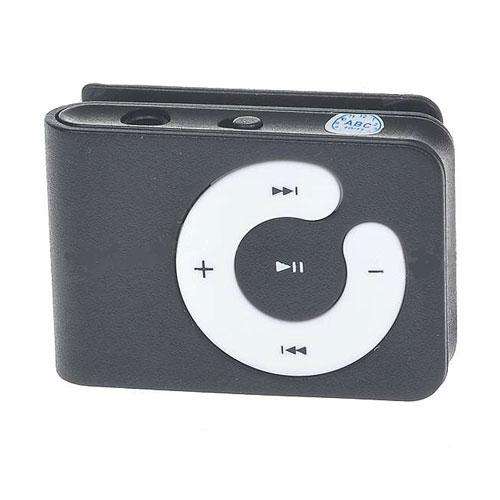 MINI CLIP ON MP3 PLAYER - Black