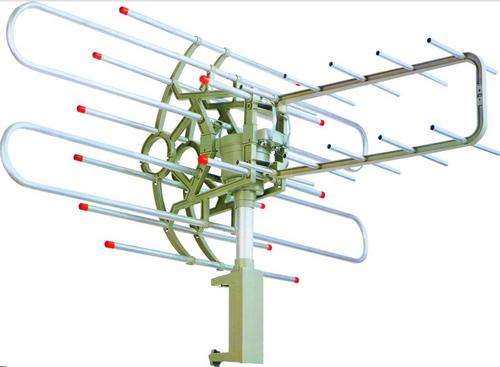 TV Remote controlled rotating antenna
