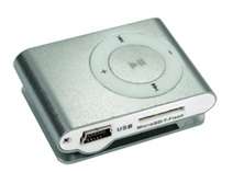 MINI CLIP ON MP3 PLAYER - Silver