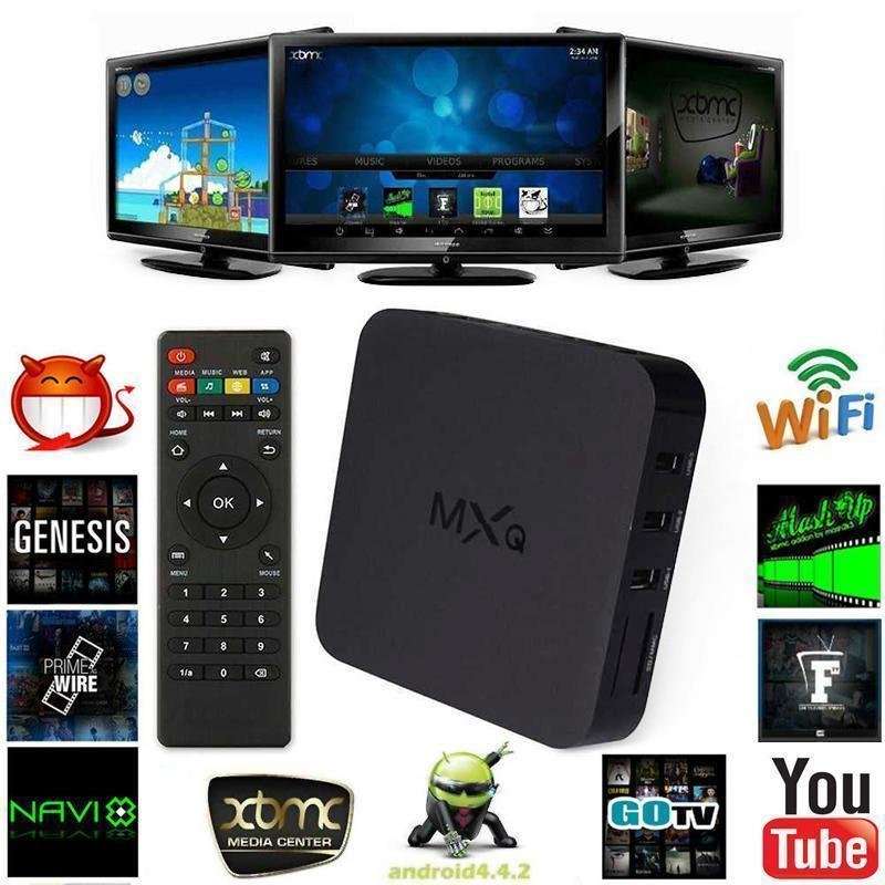 MXQ Android 4.4.2 Amlogic Quad Core HDMI 1080P Wifi Smart TV Box Streaming Media Player