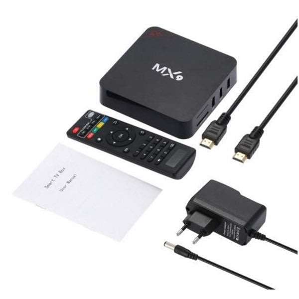 MX9 4K Ultra HD Smart Android TV Box - Support Showmax, Netflix and DSTV Now