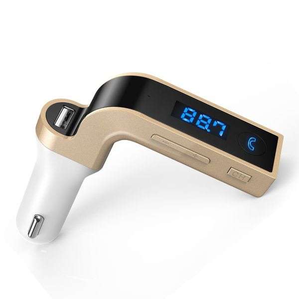 CARG7 Bluetooth Car Modulator and Charger Gold