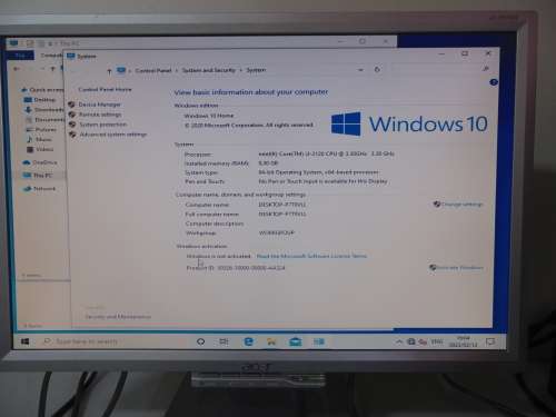 Desktop Computer - i3, 8 gb Ram, 1 TB Hard Drive