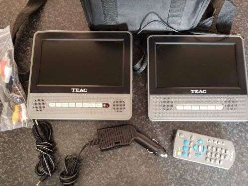 TEAC Dual Portable Car DVD Player
