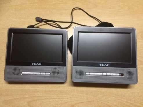 TEAC Dual Portable Car DVD Player