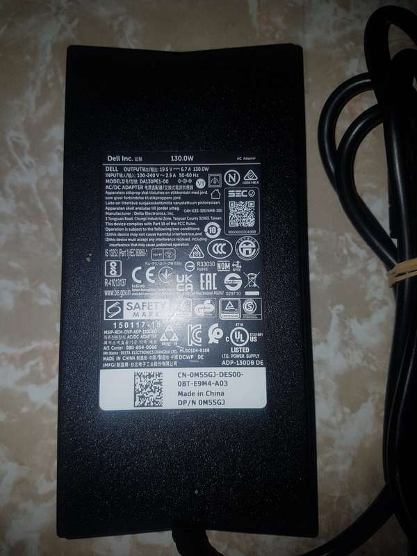 Dell 130W AC Power Adapter (Original)