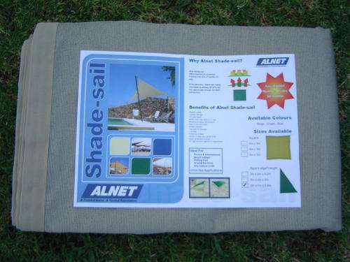 SHADE-SAIL Beige (3m x 5m x 5,8m) Square-edge Triangle