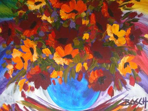 Cornelius Bosch,Flowers.
