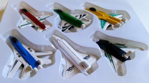 6 Piece DIE CAST Battle Plane