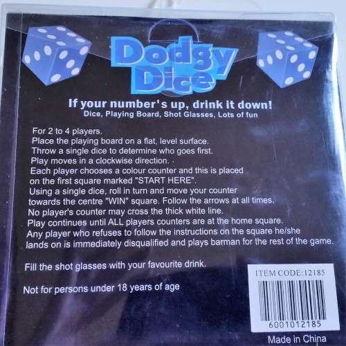 Dogey Dice Drinking Game - Fun, funny and entertaining !!