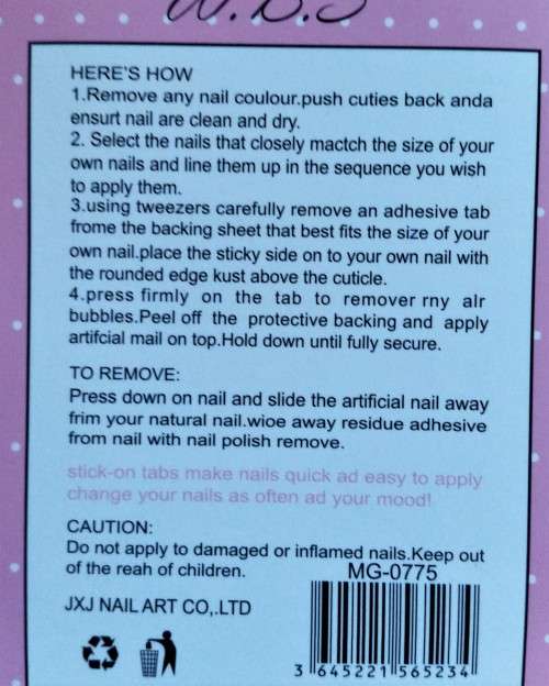 12 Piece Designer Nail Set