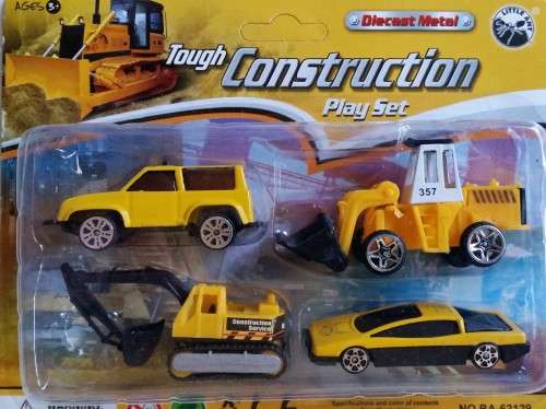DIE CAST METAL - 4 Piece CONSTRUCTION Set