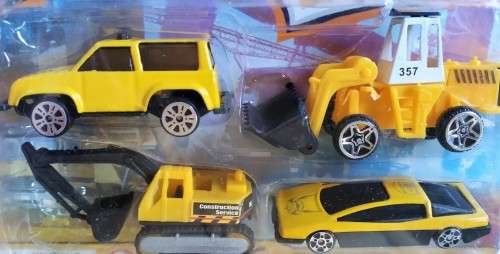 DIE CAST METAL - 4 Piece CONSTRUCTION Set
