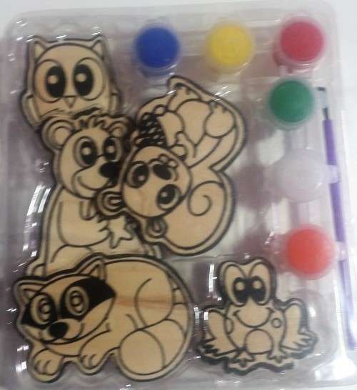Wood Magnets - Paint and Decorate - Sticks to any metal Object - LAST Crazy auction for 2017 !!