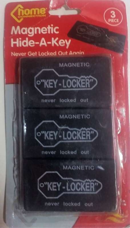 Magnetic Hide a Key - Never get locked out again! -  Last Crazy Auction for 2017