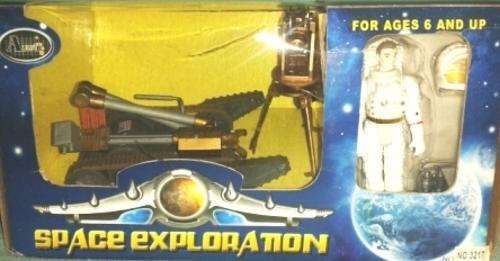 Space Exploration Action Figure and Space car and acessories!! Fun for hours !!