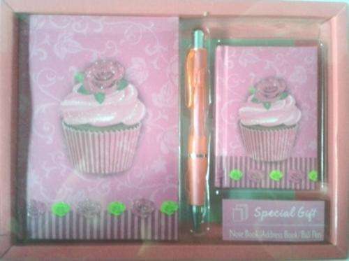 Ladies/Girls Writing Sets - Address Book,Notebook & Pen..