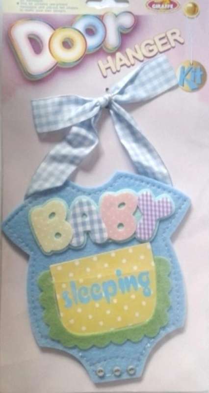 Door Hangers for Boy or Girl -- Baby Sleeping or Message of your Choice--See Regular listing for Boy