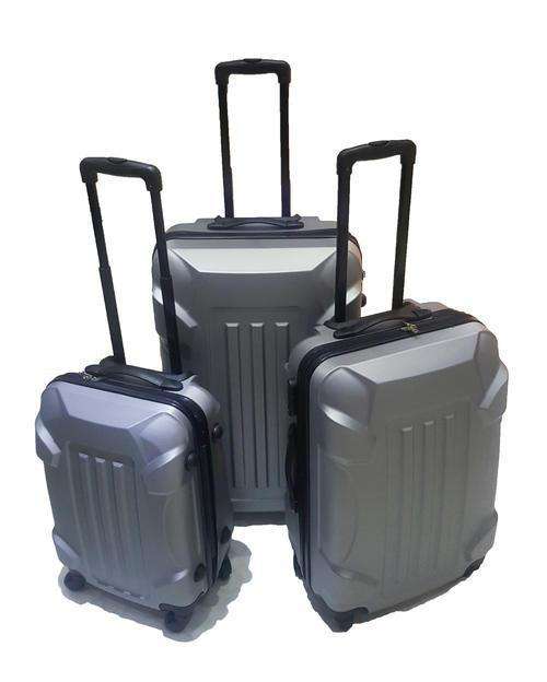 3 Piece Hard Case Luggage Trolley Set