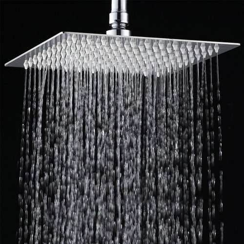 **BIGGER SIZE**10INCH Rainfall Shower Head Ultra-thin Stainless Steel Mirror finish **R799!!**
