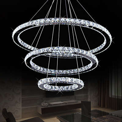 Crystal Chandelier 3 Circle Pendant LED Light Ceiling Lighting (R6999!!!)