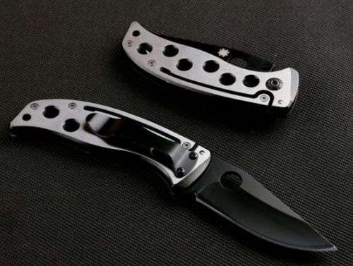 SPYDERCO FLIP KNIFE