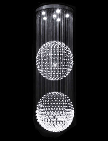Double Floating Crystal Ball Pendant Chandelier ***R7999!!**
