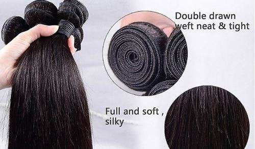 ORIGINAL INDIAN HAIR 20" STRAIGHT NATURAL BLACK