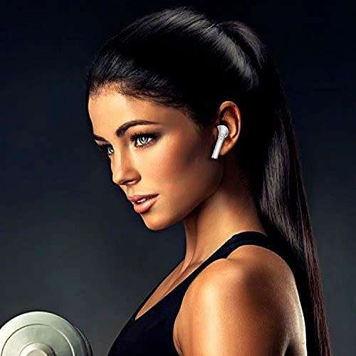 Portable Wireless Bluetooth Earphones with dock