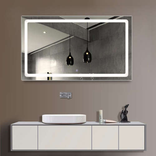 LIGHT UP BATHROOM MIRRORS WITH TOUCH