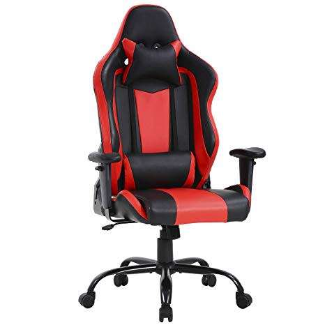 Lifestyle Gaming & Office Chair - RED & Black