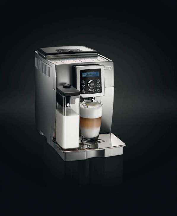 DeLonghi Silver Fully Automatic Espresso / Cappuccino Maker Ecam 23.450
