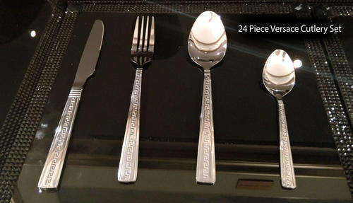 **VERSACE** 24pc Stainless steel cutlery set
