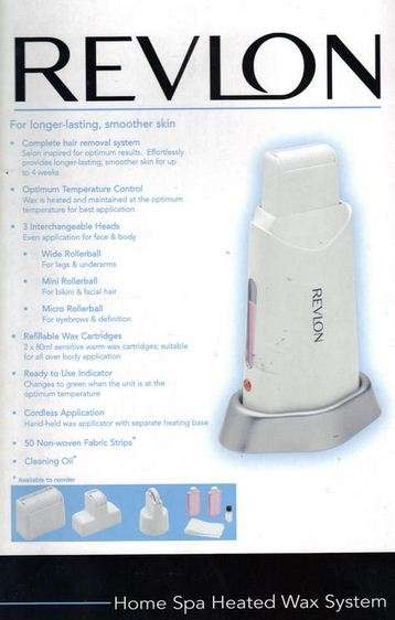 Revlon home spa heated wax hair removal system (R699!!!)