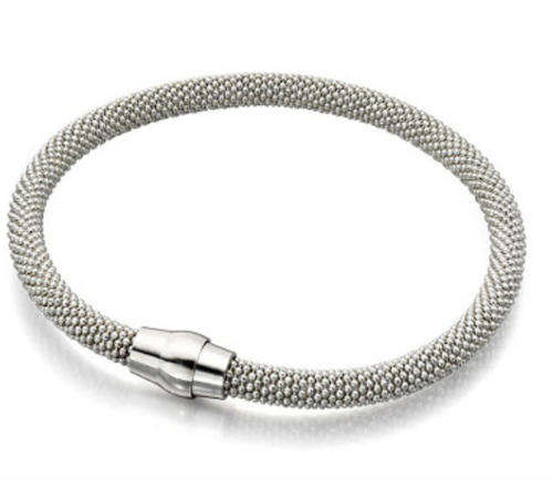 Rhodium Plated Sterling Silver Magnetic Bangles (R1200!!)