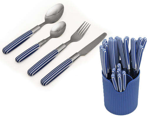 **BARGAIN**24pc Stainless Steel Cutlery in a stand set