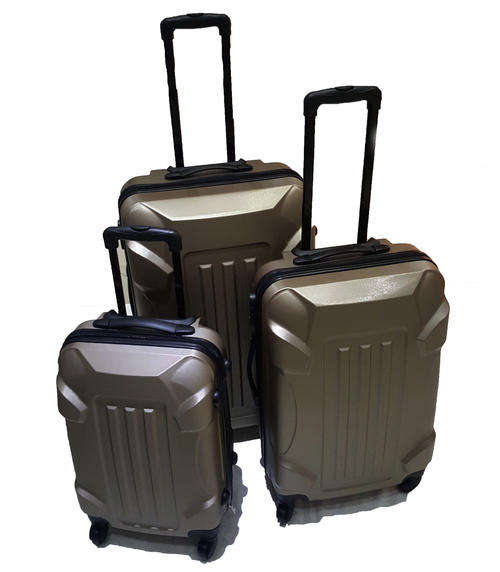 3 Piece Hard Case Luggage Trolley Set