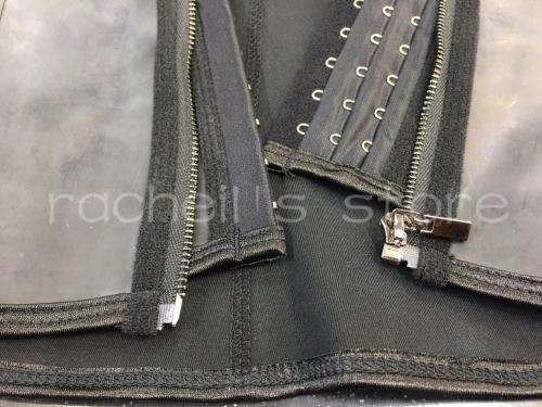 latex waist trainer vest latex surface leather look